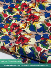 2 Piece Printed Summer cotton