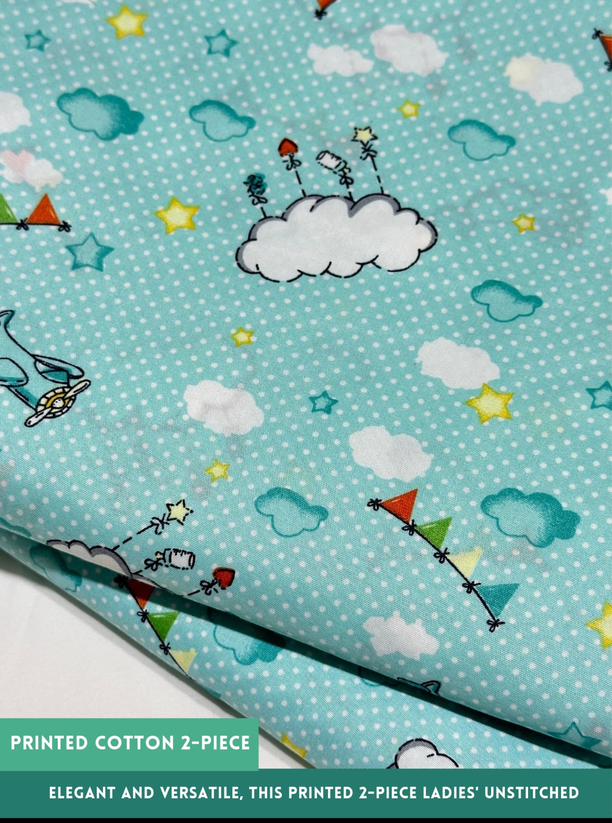 2 Piece Printed Summer cotton