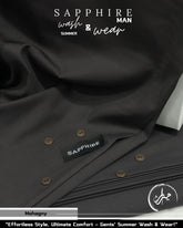 Sapphire wash & wear