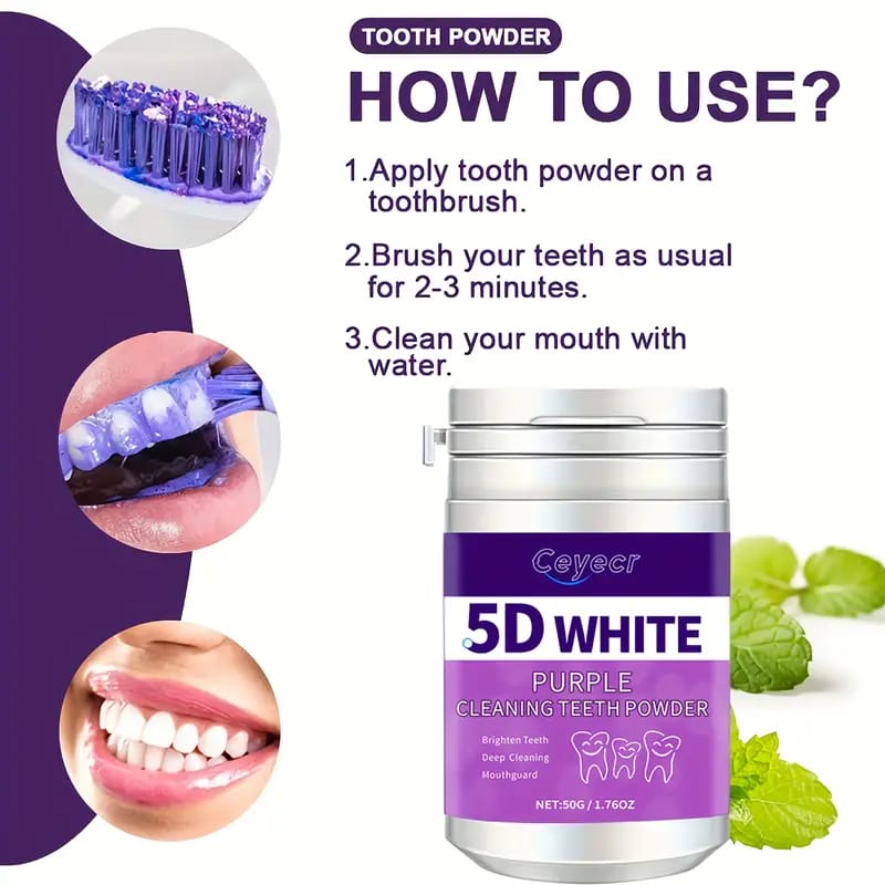 Dentist-Approved Teeth Whitening Powder