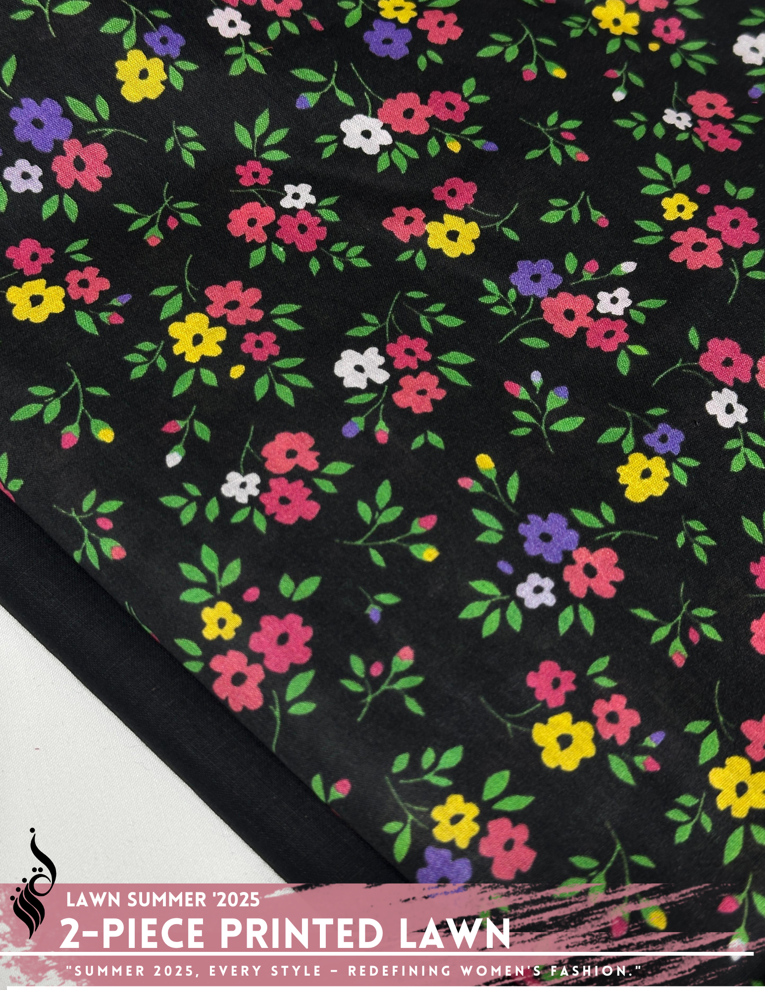 2 Piece All Over Printed Lawn